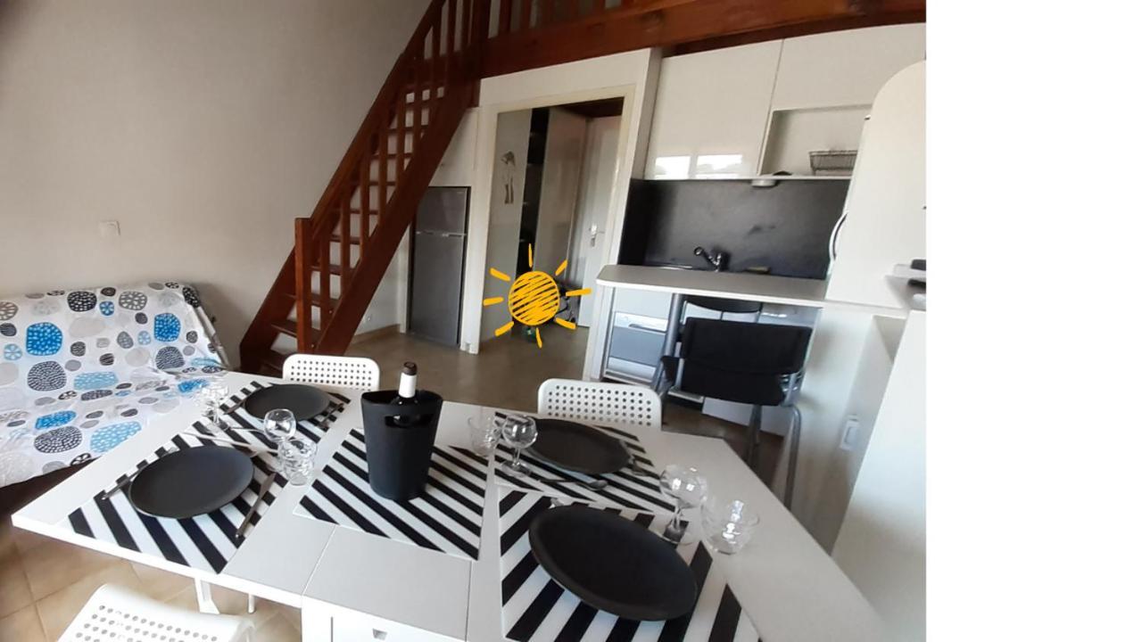 Appartement Terrasse Vue Mer, Plage Gorguette A 1 Minute A Pied, Wifi,Clim Parking Collectif 滨海萨纳里 外观 照片